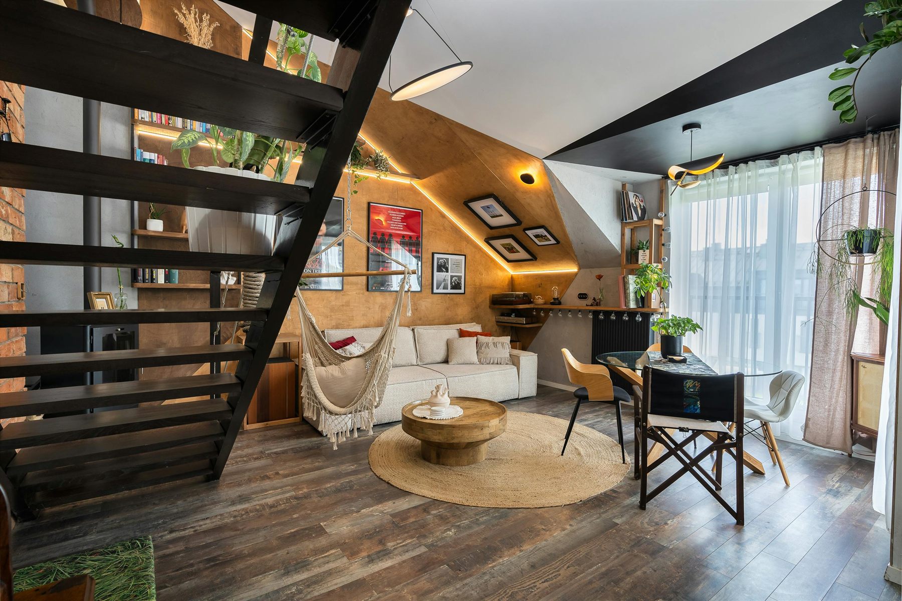 Calm home corner with clear floor flow, softer styling, and a lighter uncluttered feeling